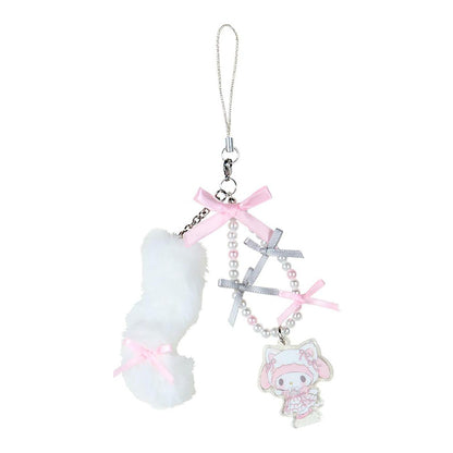SANRIO | My Melody Phone Strap 18.2 x 9.8 x 2.2cm (White Cat Ballerina)