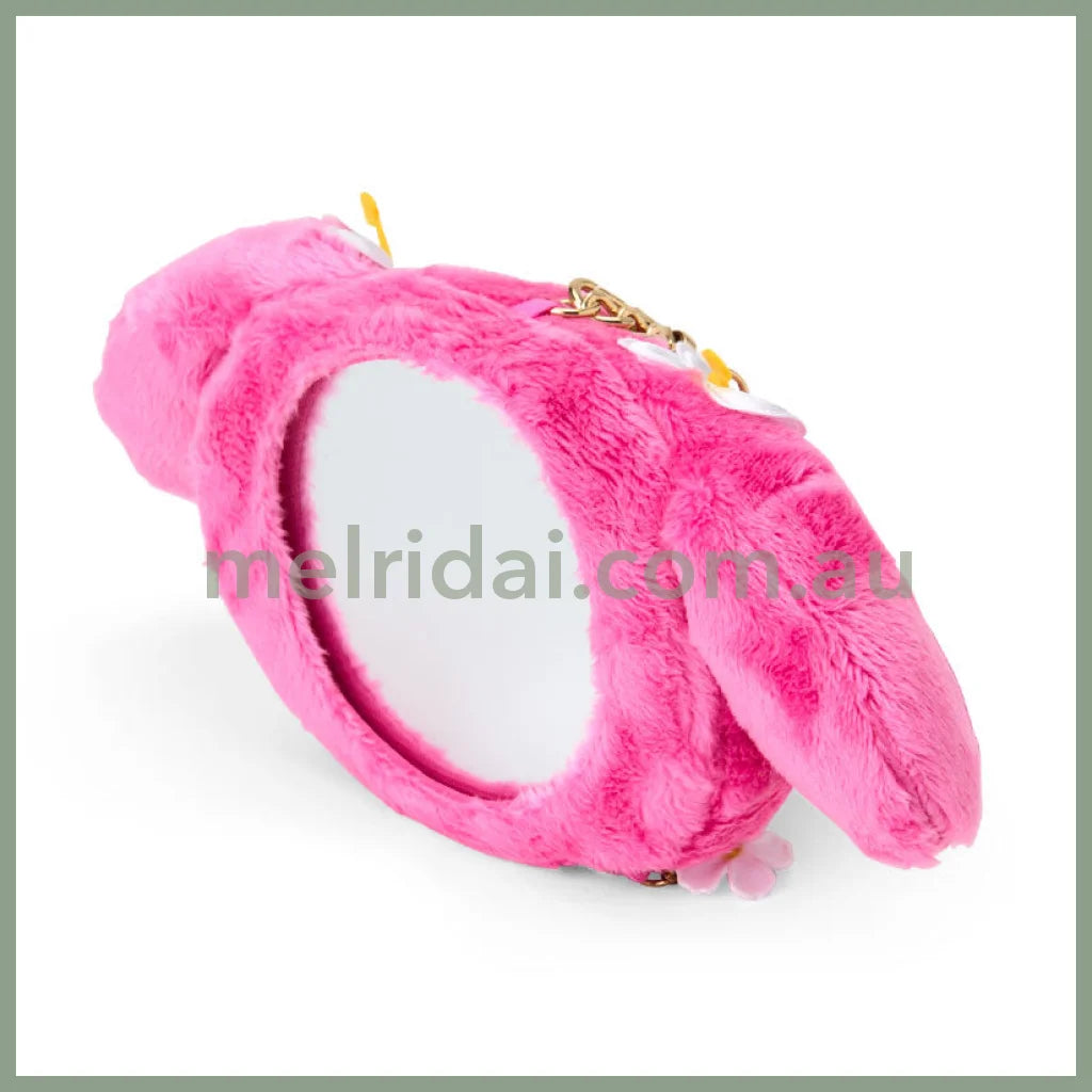 SANRIO | My Melody Tanned Plush Keychain Mirror Mascot Charm 19×5×9cm (Endless Summer Vacation / Coconut Vacation