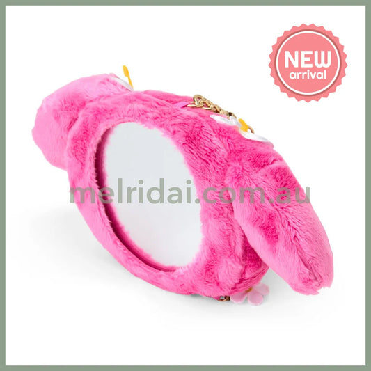 SANRIO | My Melody Tanned Plush Keychain Mirror Mascot Charm 19×5×9cm (Endless Summer Vacation / Coconut Vacation