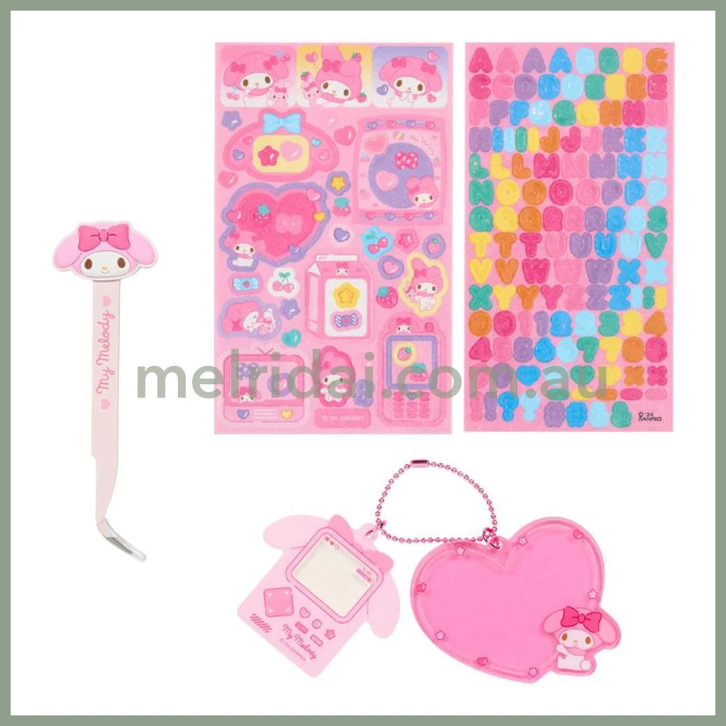 Sanrio | My Melody Tweezers & Deco Charm 2×0.4×10Cm（ (Enjoy Idol)