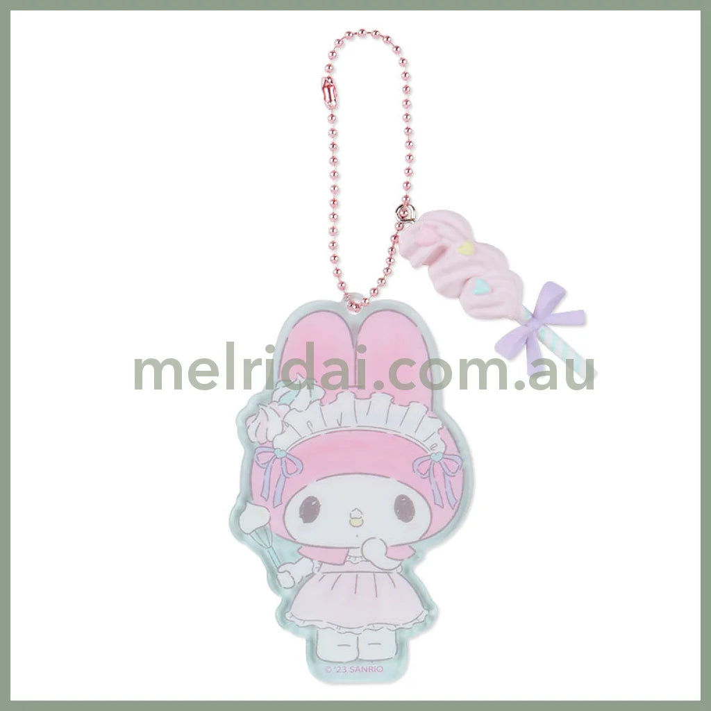 Sanrio | My Sweet Piano Acrylic Keychain Blind Box 10×0.3×12Cm (Meringue Party)