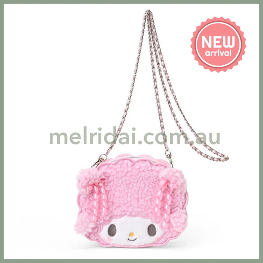 SANRIO | My Sweet Piano Face-shaped Shoulder Bag Crossbody Bag 19×8x16cm (Dreamy Birthday)