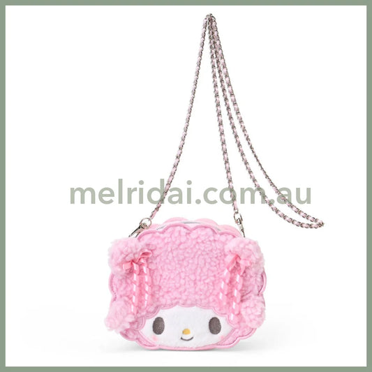 SANRIO | My Sweet Piano Face-shaped Shoulder Bag Crossbody Bag 19×8x16cm (Dreamy Birthday)