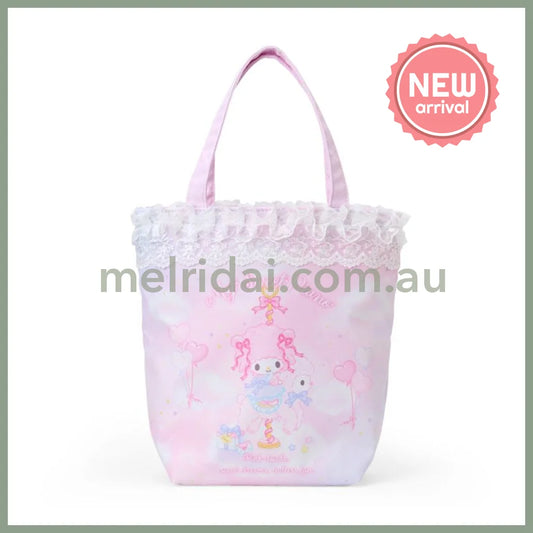 SANRIO | My Sweet Piano Handbag Totebag 25.5×10x14.5cm (Dreamy Birthday)
