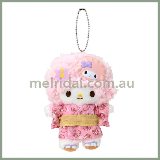 SANRIO | My Sweet Piano Mascot Holder Plush Keychain Bag Charm 10.5×6.5×14.5cm (Summer Festival Character!)