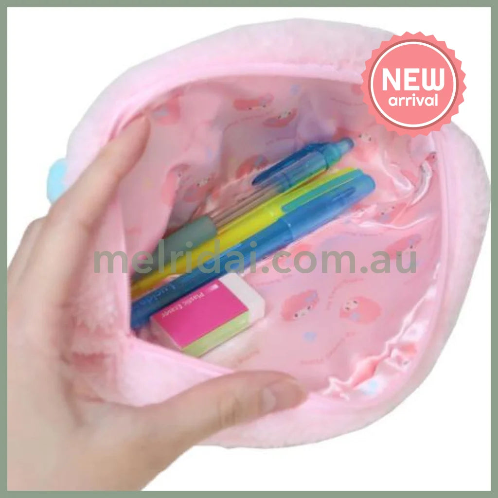 SANRIO | My Sweet Piano Plush Face Pencil Pouch Pen Case 9.7 x 19 x 5cm