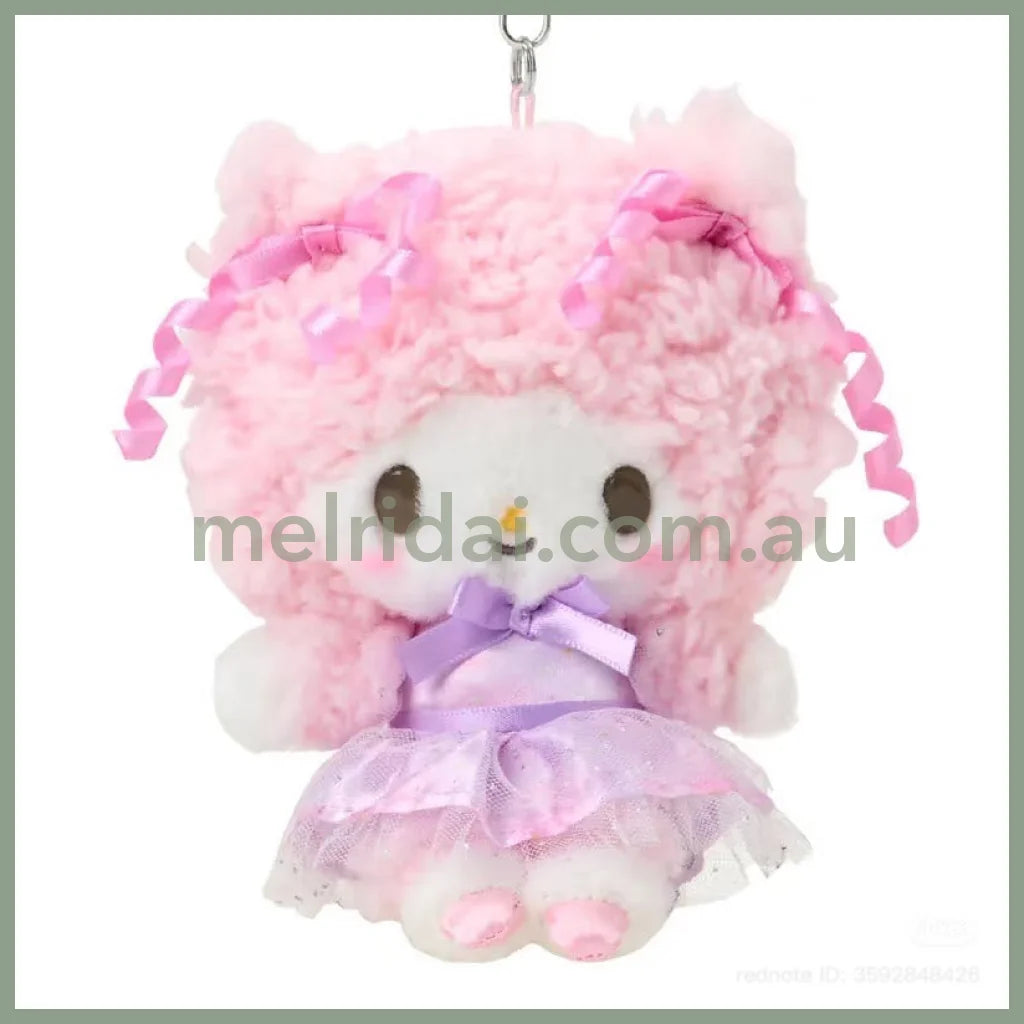SANRIO | My Sweet Piano Plush Keychain Mascot Holder Bag Charm 10×7×15cm (Dreamy Birthday)