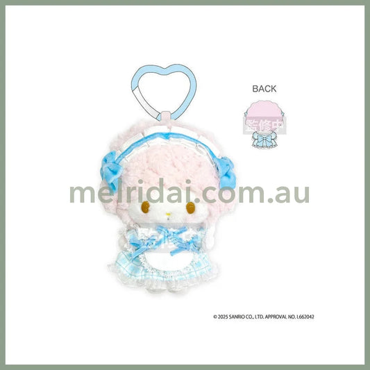 SANRIO | My Sweet Piano Plush Keychain with Carabiner Bag Charm 100×124x80mm (Blue)