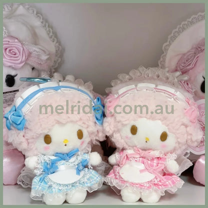 SANRIO | My Sweet Piano Plush Keychain with Carabiner Bag Charm 100×124x80mm (Blue)