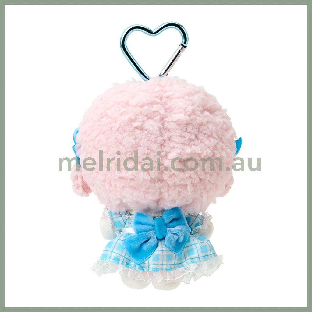 SANRIO | My Sweet Piano Plush Keychain with Carabiner Bag Charm 100×124x80mm (Blue)