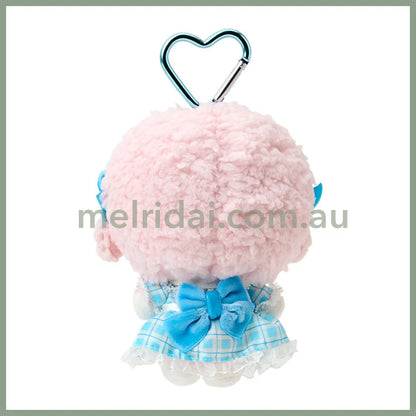 SANRIO | My Sweet Piano Plush Keychain with Carabiner Bag Charm 100×124x80mm (Blue)
