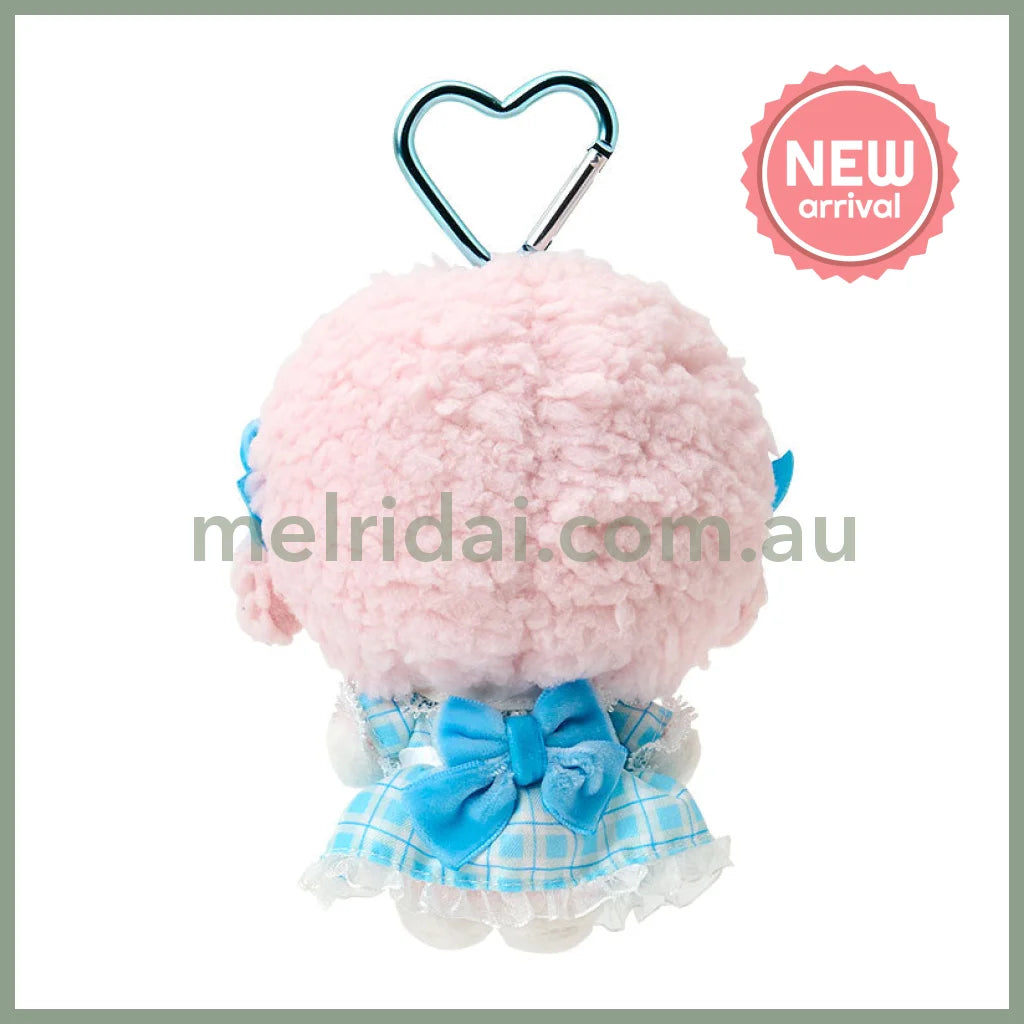 SANRIO | My Sweet Piano Plush Keychain with Carabiner Bag Charm 100×124x80mm (Blue)