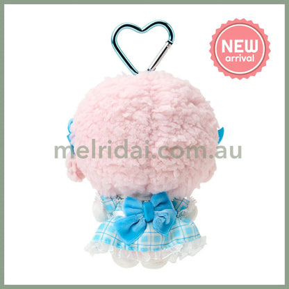 SANRIO | My Sweet Piano Plush Keychain with Carabiner Bag Charm 100×124x80mm (Blue)