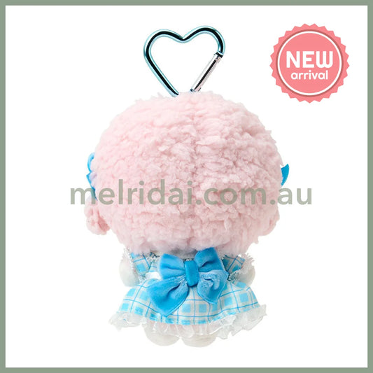 SANRIO | My Sweet Piano Plush Keychain with Carabiner Bag Charm 100×124x80mm (Blue)