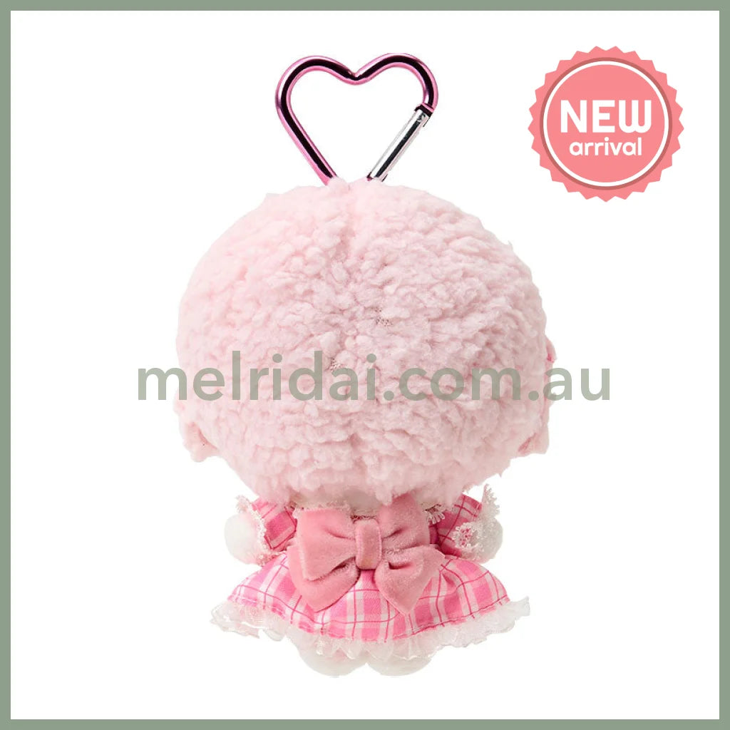 SANRIO | My Sweet Piano Plush Keychain with Carabiner Bag Charm 100×124x80mm (Pink)