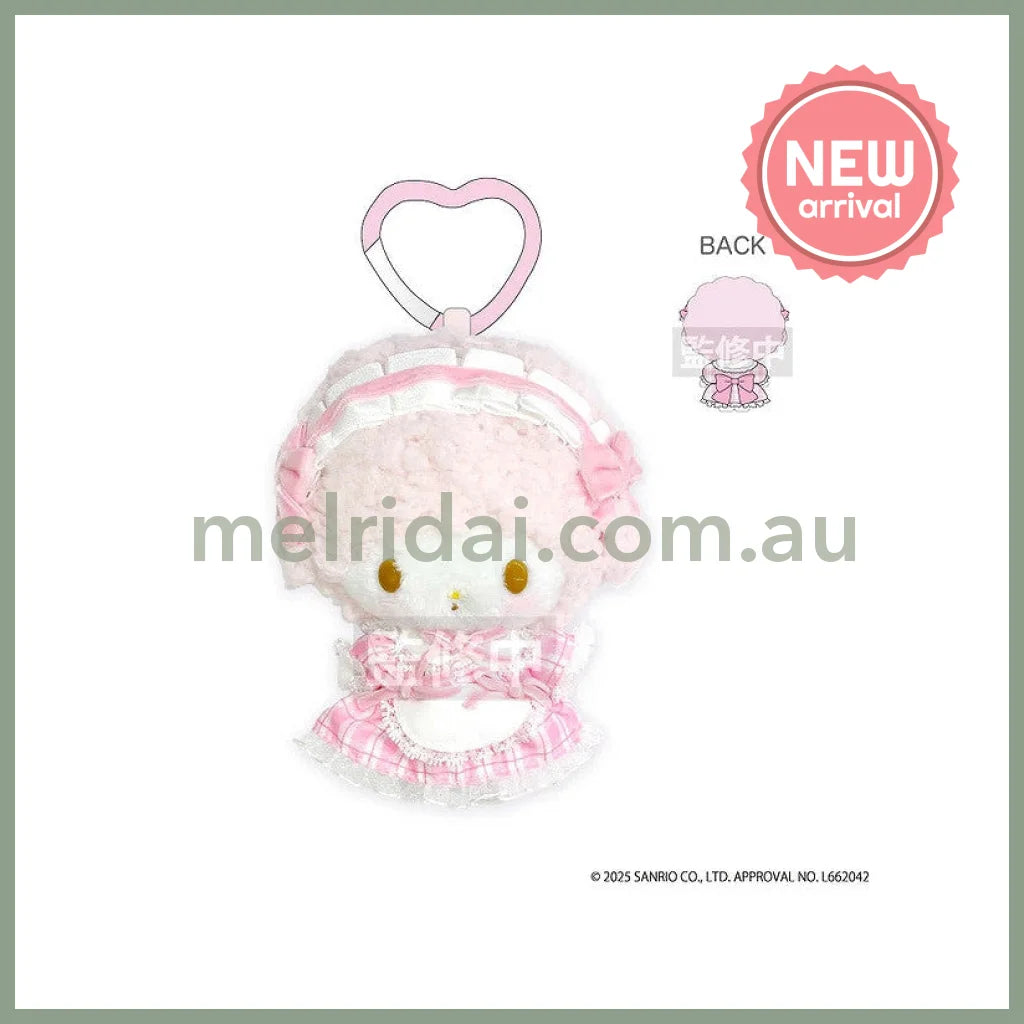 SANRIO | My Sweet Piano Plush Keychain with Carabiner Bag Charm 100×124x80mm (Pink)