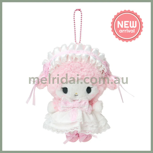 SANRIO | My Sweet Piano Plush Mascot Holder Keychain Bag Charm 125×80×150mm (White Frill Design)