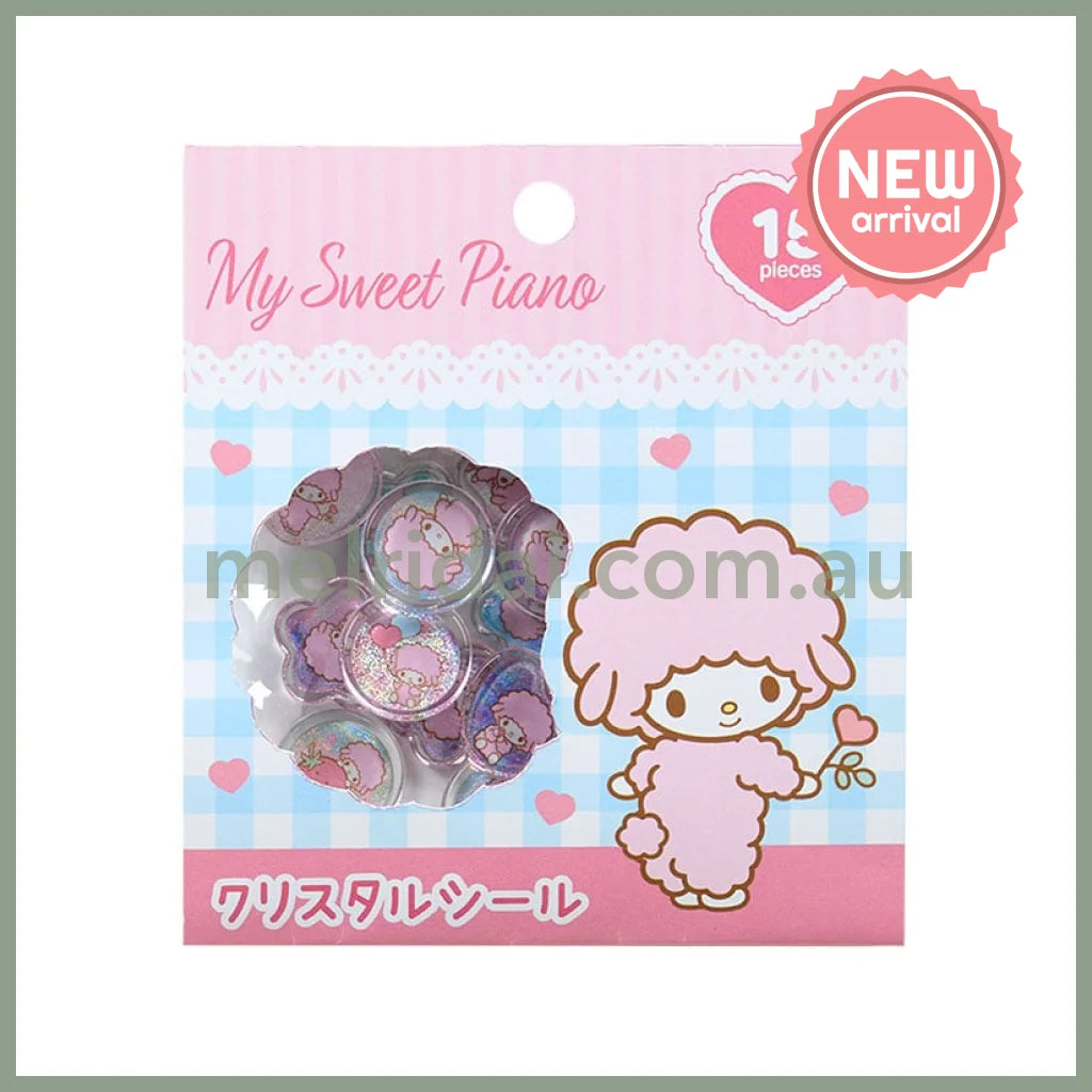 SANRIO | My Sweet Piano Seal Stickers 100x100x5mm