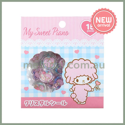 SANRIO | My Sweet Piano Seal Stickers 100x100x5mm