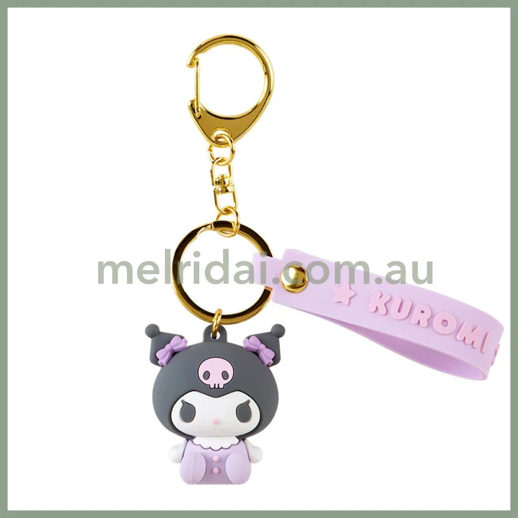 Sanrio | New Key Holder Baby Series Sit Figure 日本三丽鸥 3D立体造型钥匙链/挂件/包挂（婴儿系列） 库洛米Kuromi
