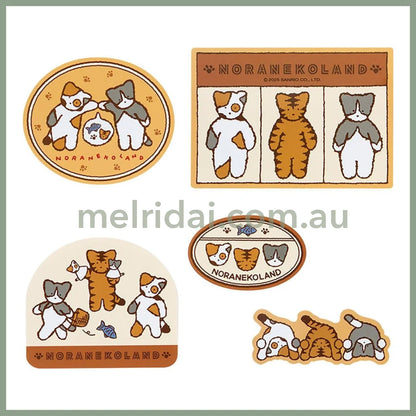 SANRIO | Noranekoland Sticker & Case Set 10.9 x 8.2 x 1cm (Cat Club)