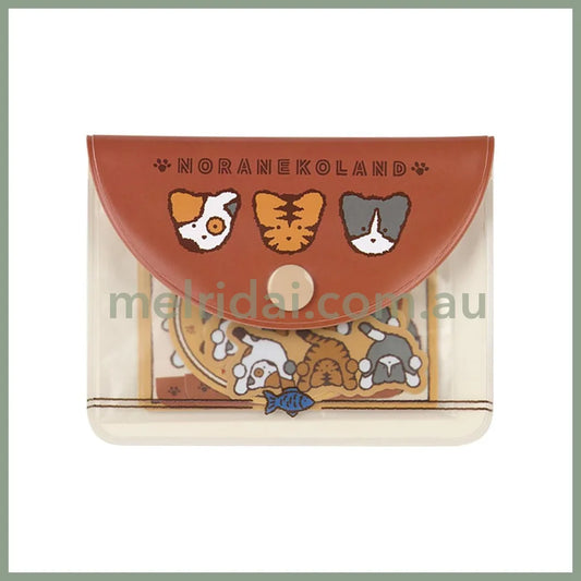 SANRIO | Noranekoland Sticker & Case Set 10.9 x 8.2 x 1cm (Cat Club)