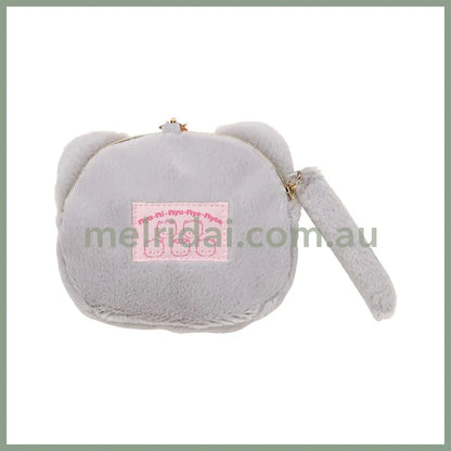 SANRIO | Nyanii Nyunyenyon Face-shaped Pouch tail Charm W14 x H10.5 x D2 cm (Cat Club)