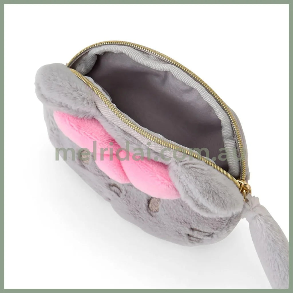 SANRIO | Nyanii Nyunyenyon Face-shaped Pouch tail Charm W14 x H10.5 x D2 cm (Cat Club)