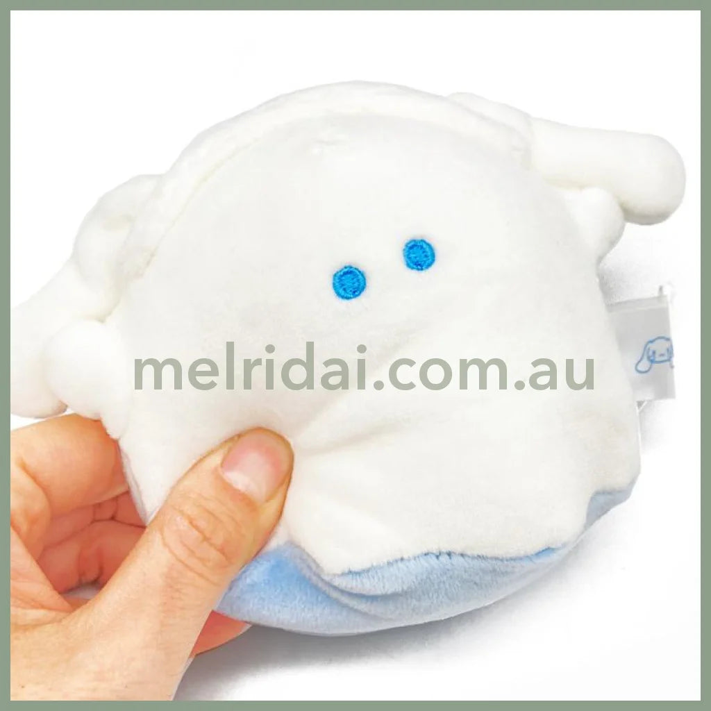 Sanrio × Obakenu | Small Plush Toy Little Ghost 135×110×85mm (Cinnamoroll)