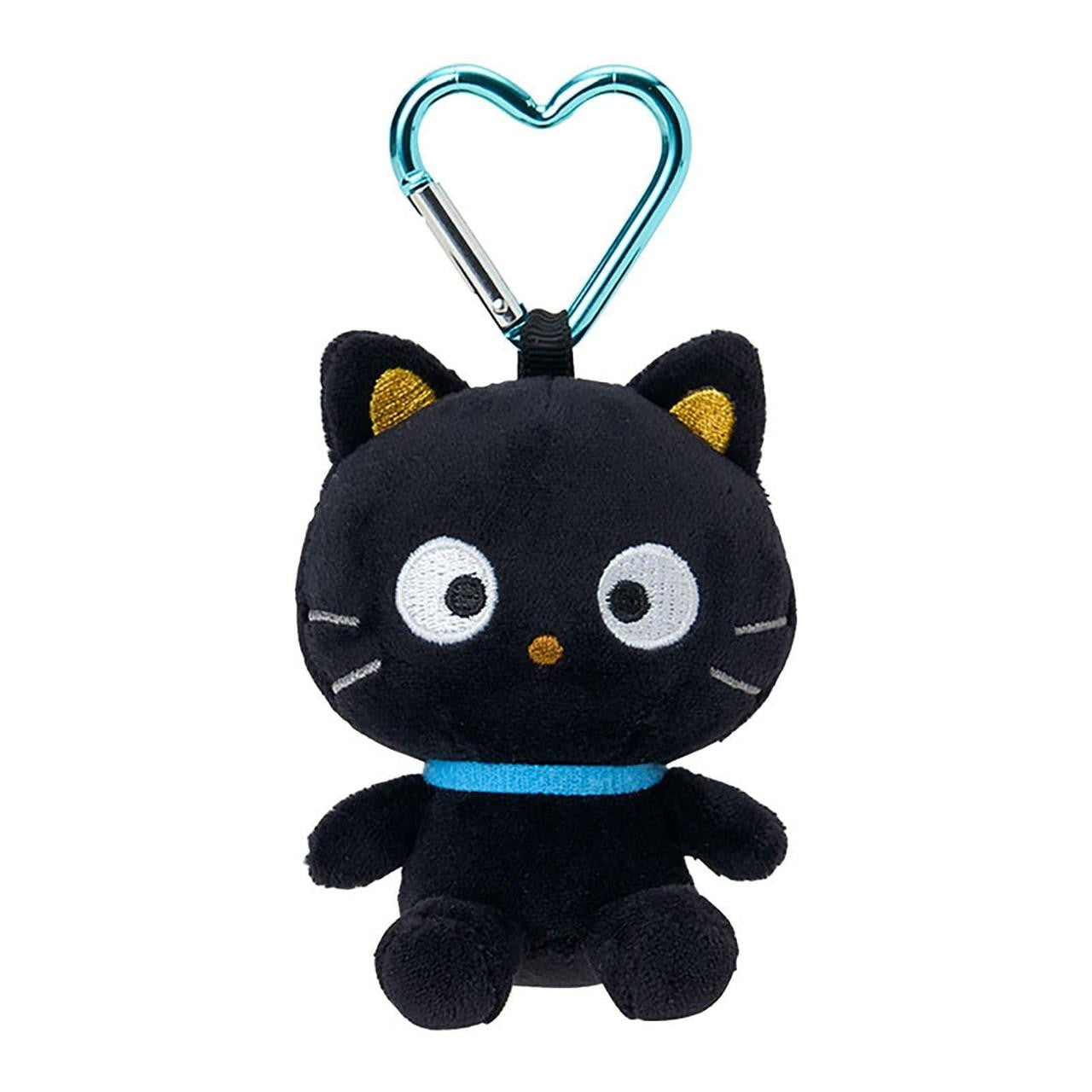 SANRIO | Chococat Plush Mini Mascot Holder with Heart Carabiner Bag Charm 6×4×10cm