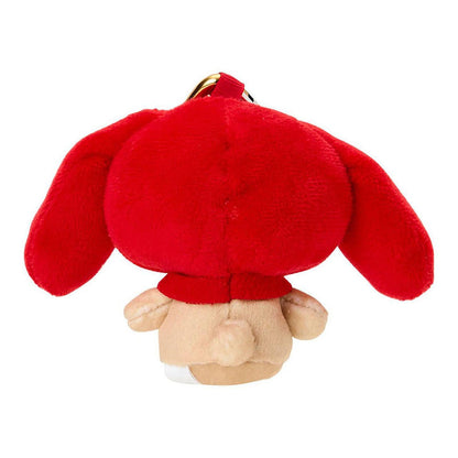 SANRIO | Littleforestfellow Plush Mini Mascot Holder with Heart Carabiner Bag Charm 6×4×10cm