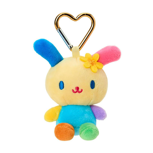 SANRIO | Usahana Plush Mini Mascot Holder with Heart Carabiner Bag Charm 70×45×100mm