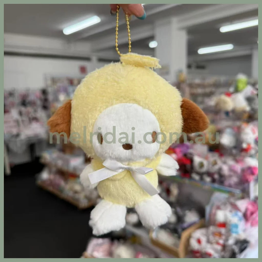 SANRIO | Pastel Fruit Hat Mascot Holder Plush Keychain 3 x 4.5 x 3cm (Pochacco)