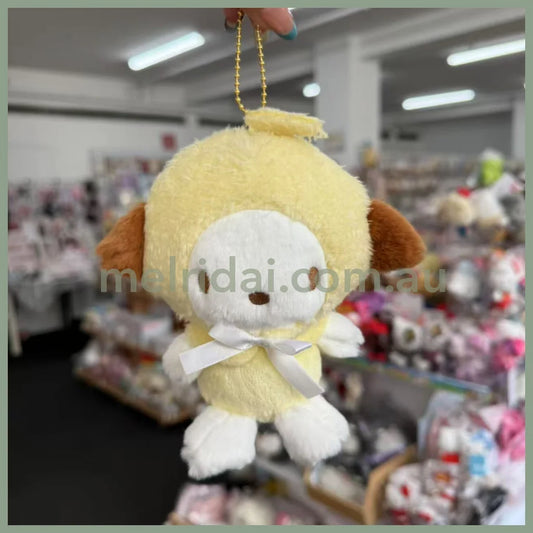 SANRIO | Pastel Fruit Hat Mascot Holder Plush Keychain 3 x 4.5 x 3cm (Pochacco)