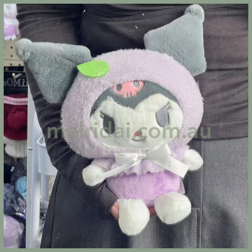 SANRIO | Pastel Fruit Hat Plush Toy Doll 12 x 21 x 20cm (Kuromi)