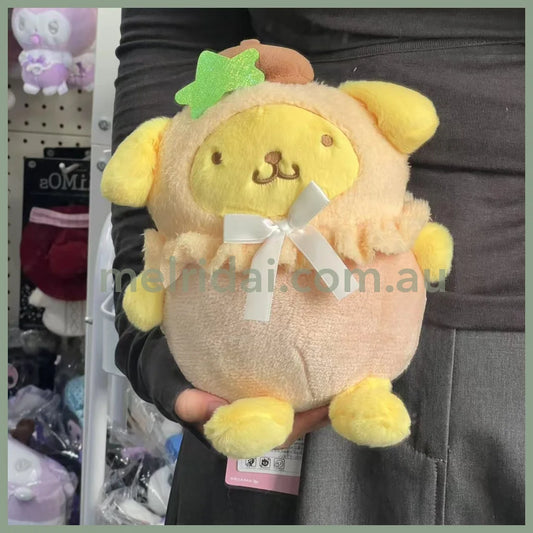 SANRIO | Pastel Fruit Hat Plush Toy Doll 12 x 21 x 20cm (Pom Pom Purin)
