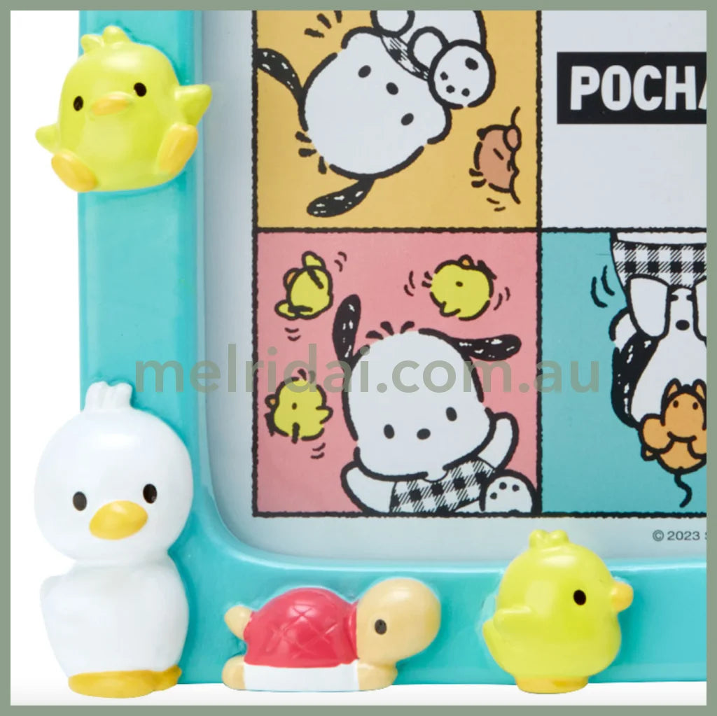 Sanriophoto Frame Pochacco (Checkered Pattern) 16 X 14 3Cm