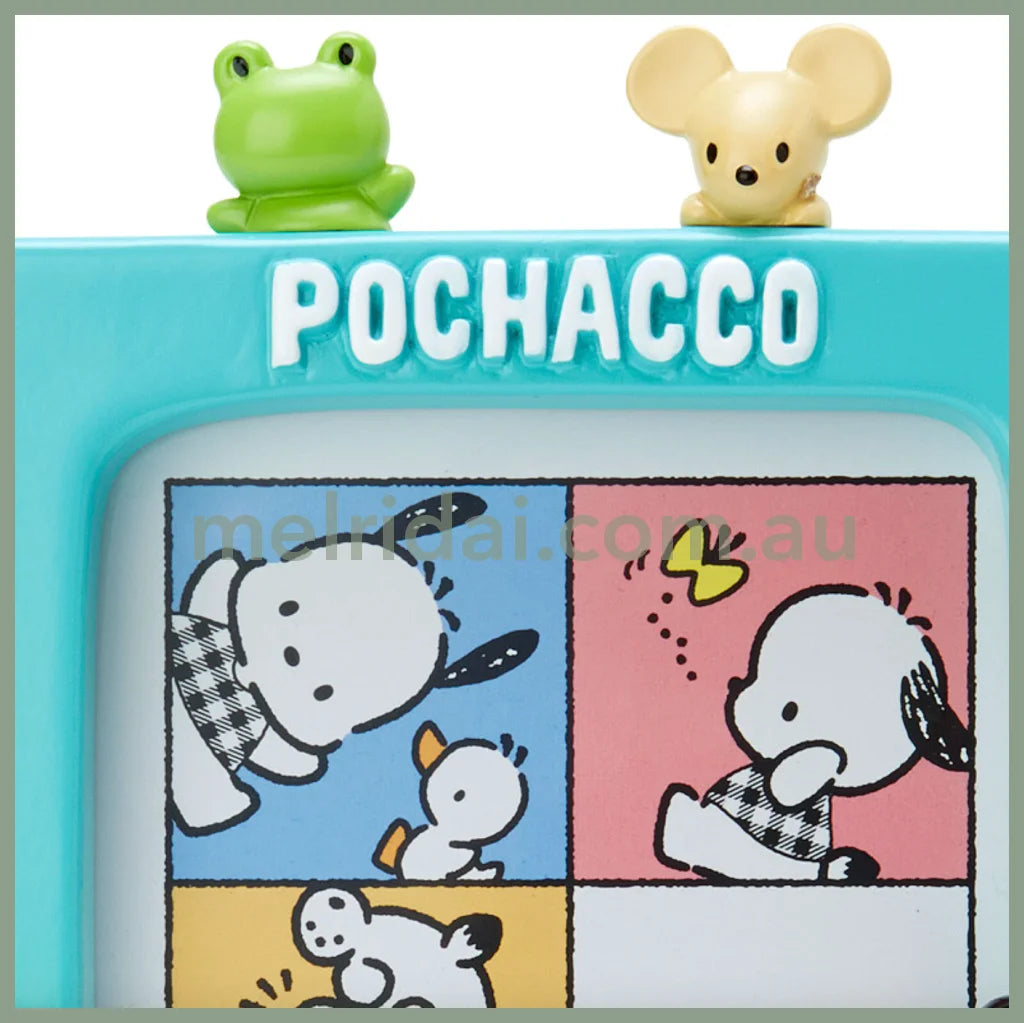 Sanriophoto Frame Pochacco (Checkered Pattern) 16 X 14 3Cm