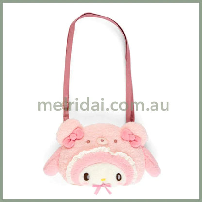 Sanrio | Plush 2Way Shoulder Bag (Latte Kuma Baby) // (Baby) My Melody