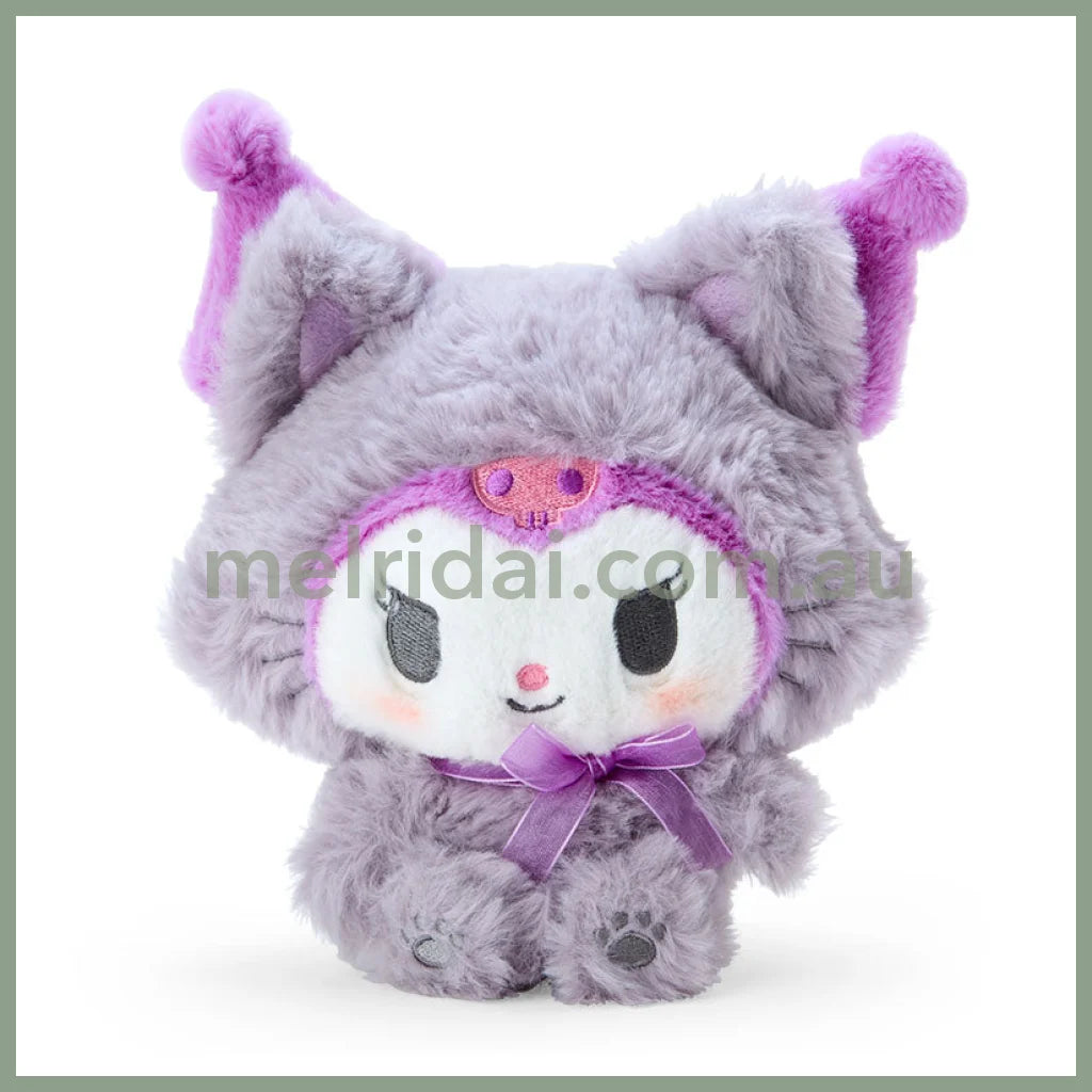 Sanrio | Plush Doll Fuwakuta Pastel Cat Approx.20Cm / Rua Kuromi