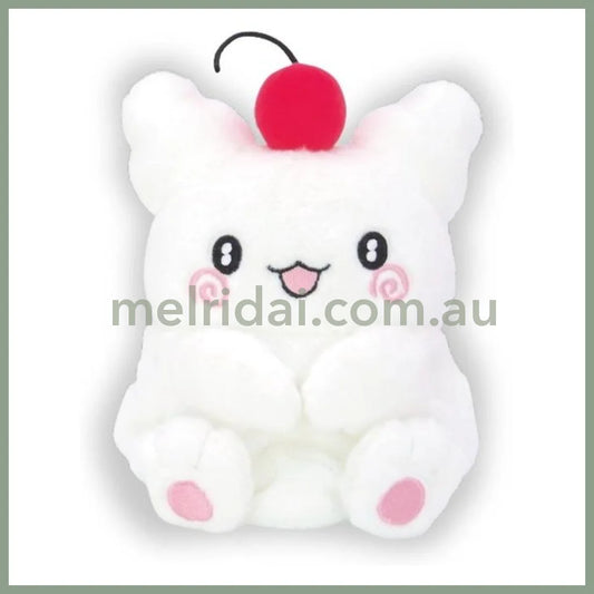 SANRIO | Plush Doll Toy Hanamaru Ghost Fuwakuta with Cherry 15×14.5×12cm