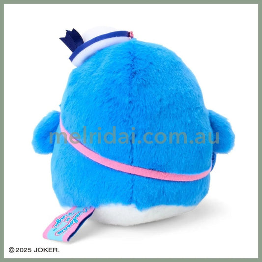 SANRIO | Plush Keychain Mascot Holder Bag Charm W12 × D10 × H11 cm (Tuxedo Sam & Pingu)