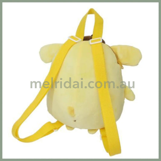 SANRIO | Plush Kids Backpack 25cm×25cm×18cm (Pom Pom Purin/Pompompurin)