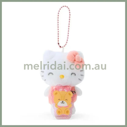 Sanrio | Plush Mascot Holder With Badge Approx.10Cm Hello Kitty