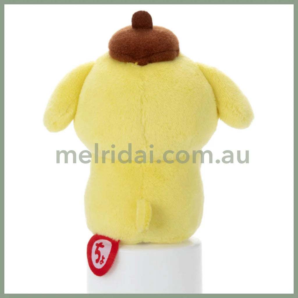 Sanrio | Plush Pompompurin Chokkori-San 9.7×7×11Cm 日本三丽鸥 布丁狗 绒布沙包玩偶 坐姿款