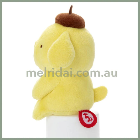 Sanrio | Plush Pompompurin Chokkori-San 9.7×7×11Cm 日本三丽鸥 布丁狗 绒布沙包玩偶 坐姿款