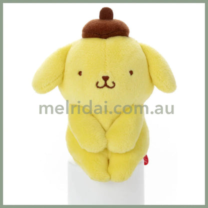 Sanrio | Plush Pompompurin Chokkori-San 9.7×7×11Cm 日本三丽鸥 布丁狗 绒布沙包玩偶 坐姿款