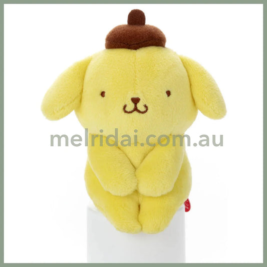 Sanrio | Plush Pompompurin Chokkori-San 9.7×7×11Cm 日本三丽鸥 布丁狗 绒布沙包玩偶 坐姿款