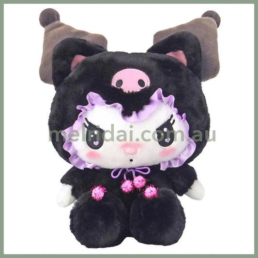 Sanrio | Plush Toy M-Size 13.9 X 23.2 34.5Cm (Kuromi Black Cat)