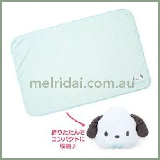 Sanrio | Pochacco 3-Way Blanket Lap Cape Cushion 34Cm×28Cm×7Cm